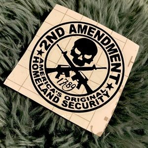 2nd amendment sticker